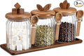 Suclain 3 Pcs Glass Coffee Container by Suclain