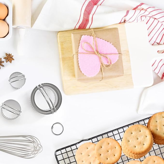 ALLTOP 5 Piece Round Biscuit Cutters - Image 4