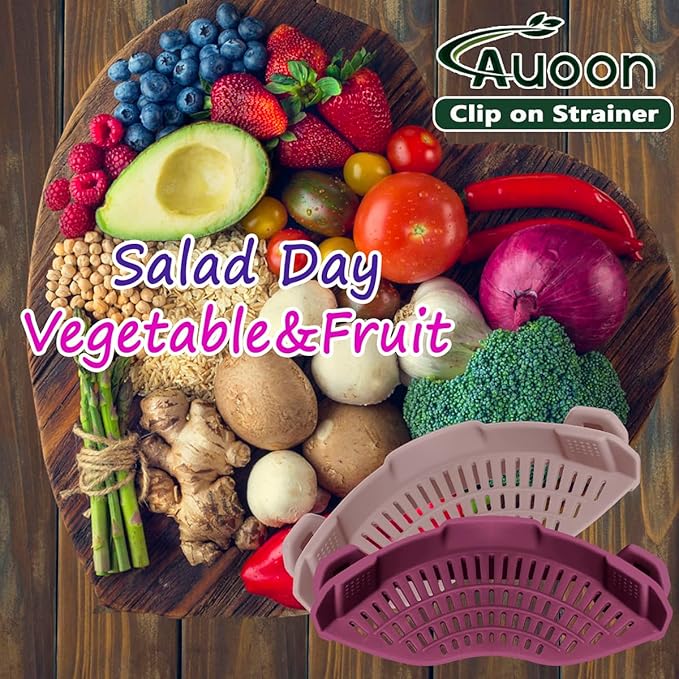 AUOON Clip on Strainer for Pots and Pans - Image 5