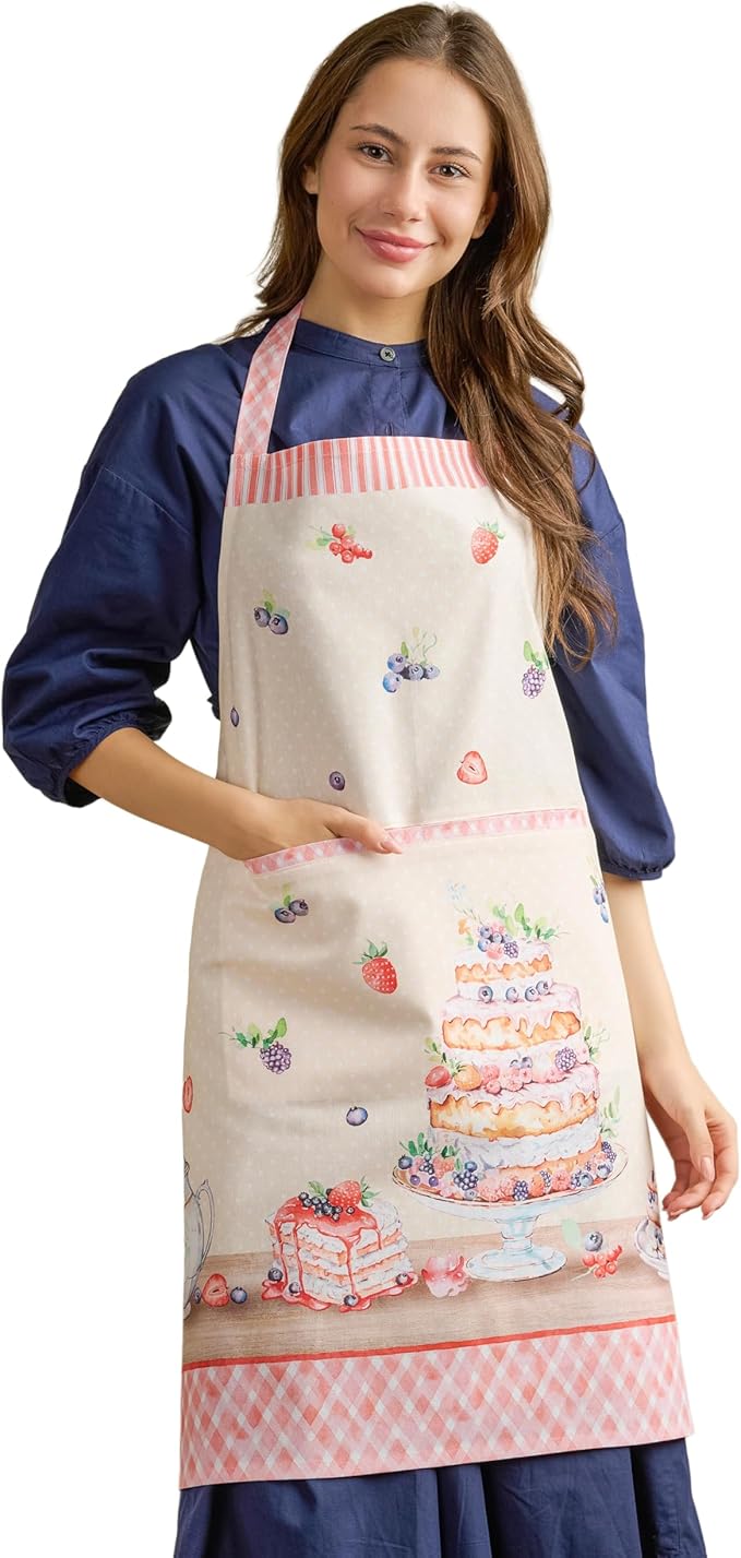Maison d' Hermine 100% Cotton Apron by MaisondHermine