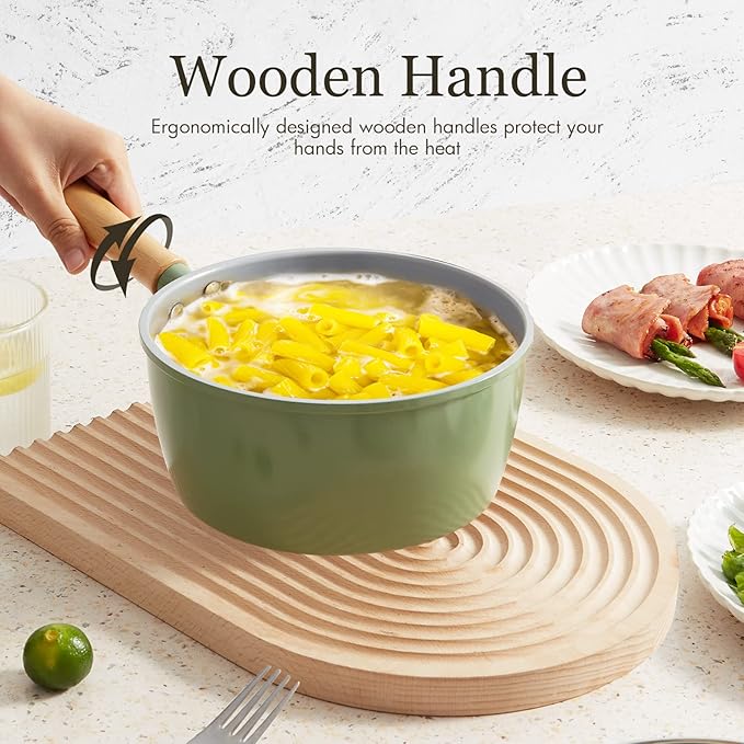 ROCKURWOK Ceramic Nonstick Sauce Pan, 3 QT Pot - Image 4