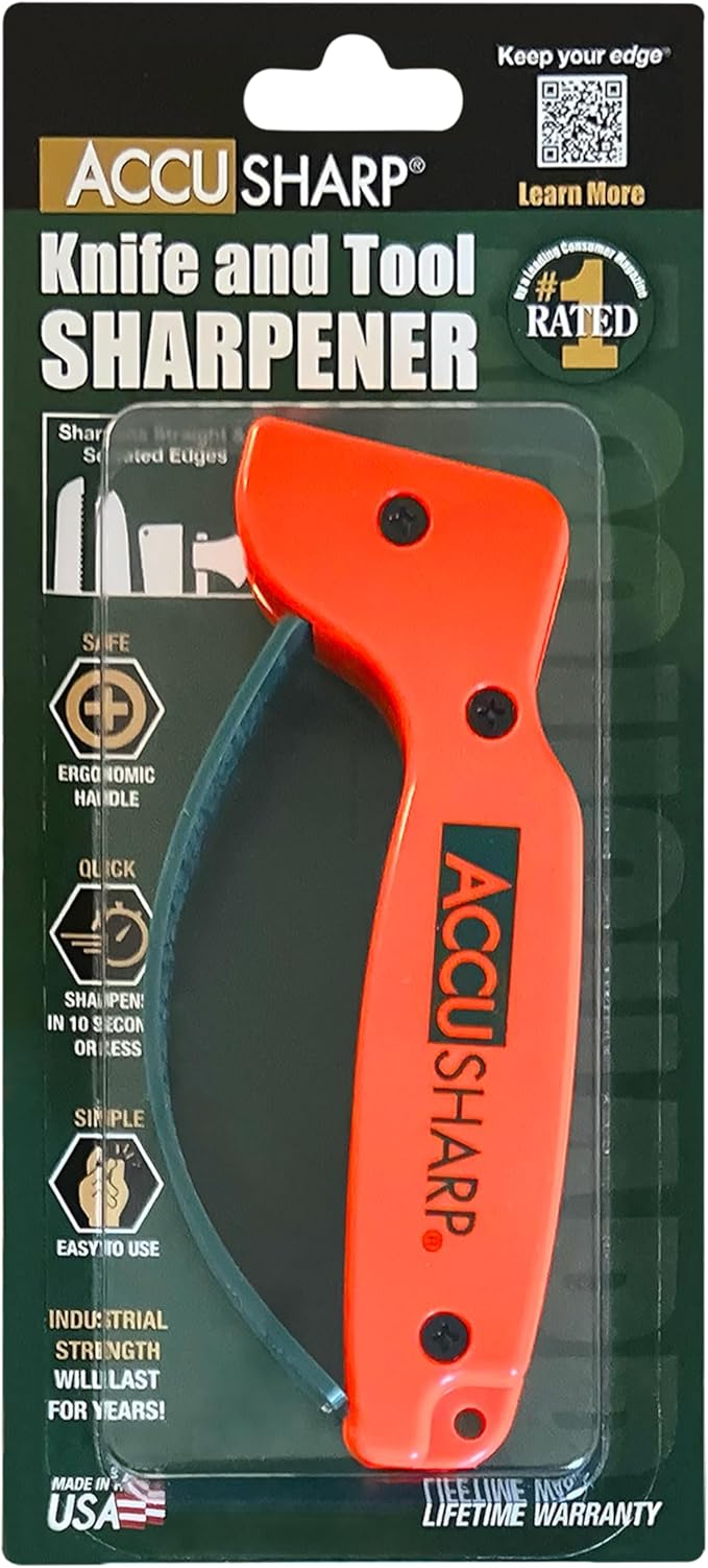AccuSharp Knife Sharpener, Ergonomic Comfortable Handle, Compact & Easy to Use - Image 3