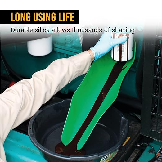 EWK Flexible Oil Funnel, Spill-Free, Reusable Moldable Funnel - Image 4