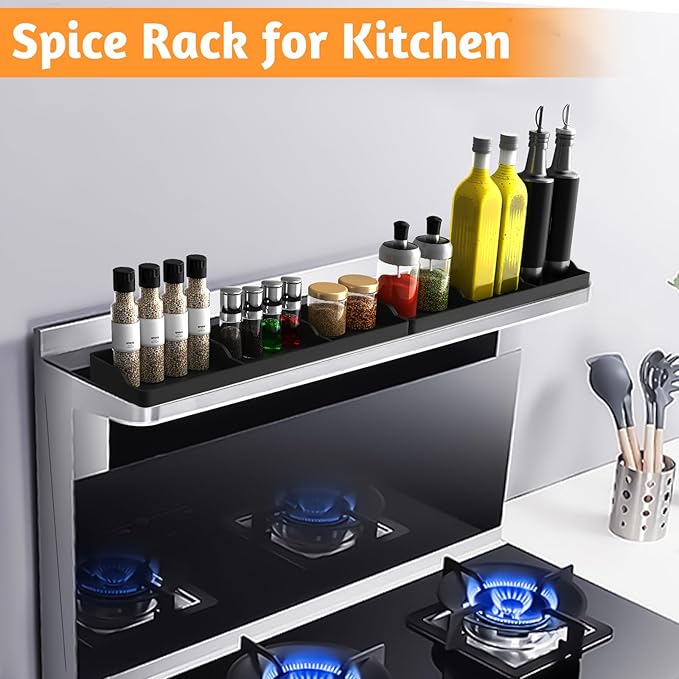 Foeacry 30 Inch Silicone Stove Oven Top Shelf Magnetic - Image 6