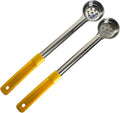 1 Ounce Slotted Stainless Steel Portion Control Ladle Spoon by Habanerofire