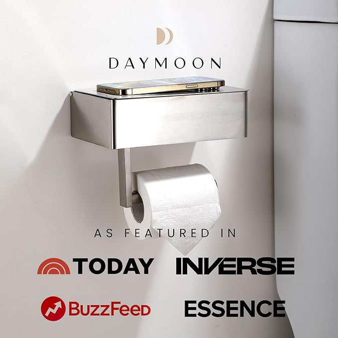 Day Moon™ - Toilet Paper Holder - Modern Roll Holder - Image 4