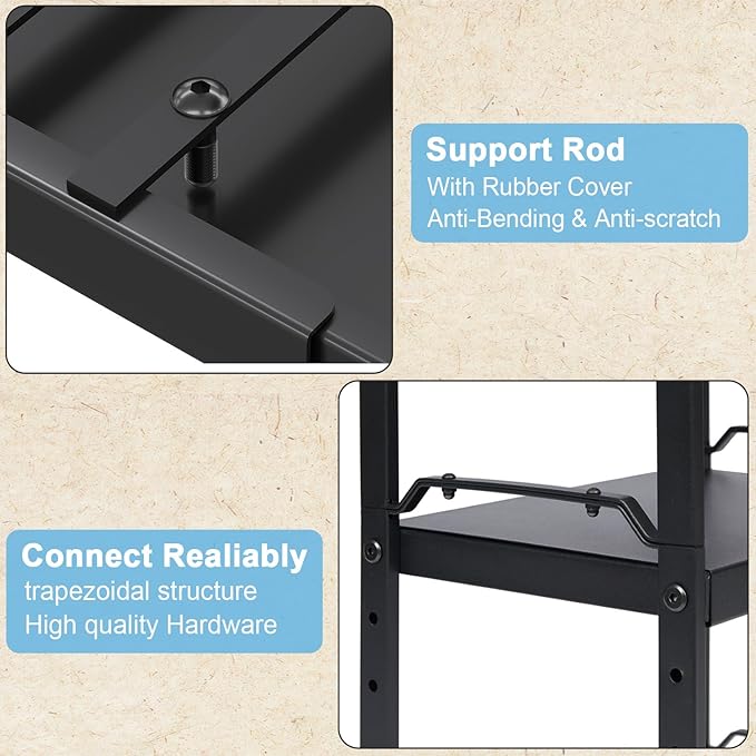 1 Pack Expandable Cabinet Countertop Shelves, Stackable Shelves Organizers - Image 9