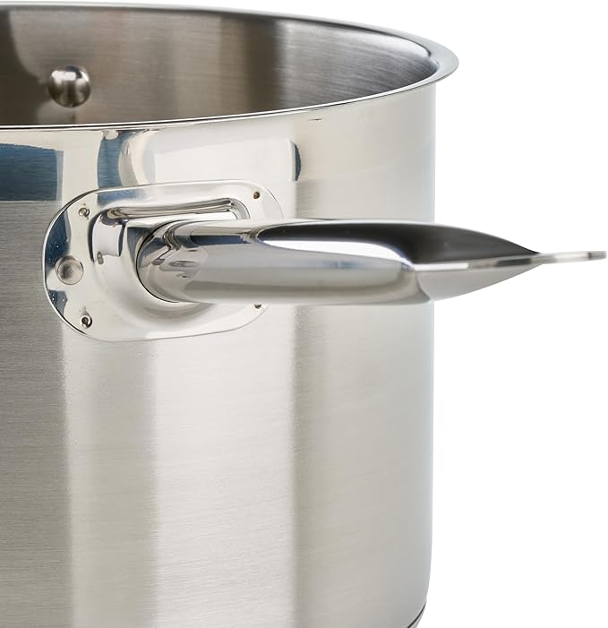 Winco Heavy-Duty Stainless Steel Sauce Pan - Image 4