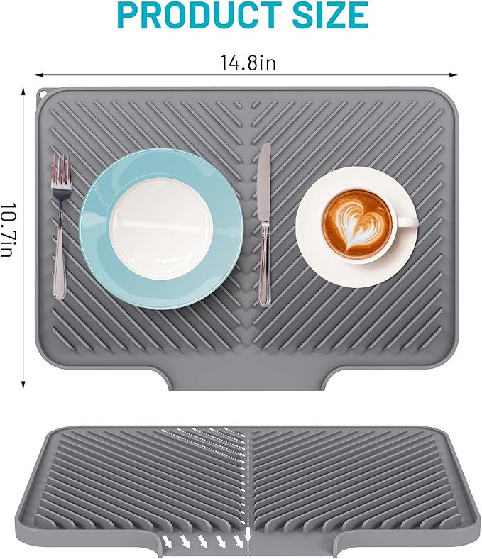 Dish Drying Mat Kitchen Counter - Image 3