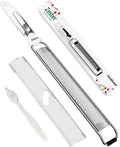 Ourokhome Kitchen Lemon Zester, Stainless Steel Hand Held Parmesan Cheese Grater by Ourokhome