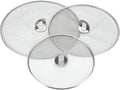 3 PCS Splatter Screen for Cooking, 25/29/ 33 cm Stainless Steel Grease Splatter by Zalaxt