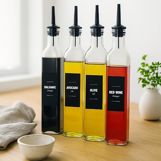 Olive Oil & Vinegar Dispenser Bottle Set - Image 5