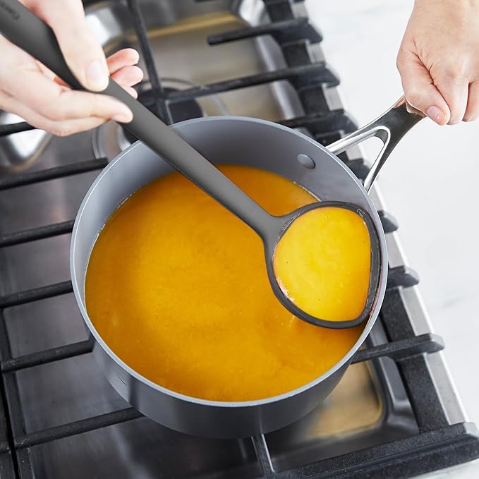 GreenPan Silicone Ladle, Soup Mixing Stirring Serving, Cooking Kitchen Utensil - Image 4