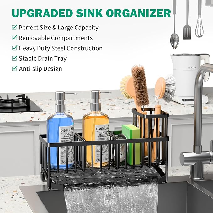TomCare Extra Large 11'' Sink Caddy - Image 3