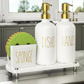 Cisily Kitchen Soap Dispenser Set Comes by CISILYHOMELIFE