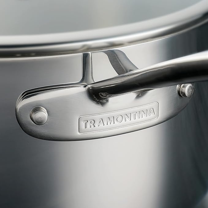 Tramontina Tri-Ply Clad Stainless Steel 2-Quart Small Sauce Pan - Image 6