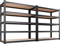 Set of 2 46" W Garage Shelving-2050 lbs 5 Tier Storage Shelves, Adjustable by Unknown