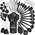 43 Pcs AIKKIL Kitchen Utensils Set, Heat Resistant Silicone Cooking Kitchen by AIKKIL