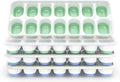 ChefAide Ice Cube Tray with Lid, 4 Packs 56 Cubes Durable Stackable Ice Cube by ChefAide