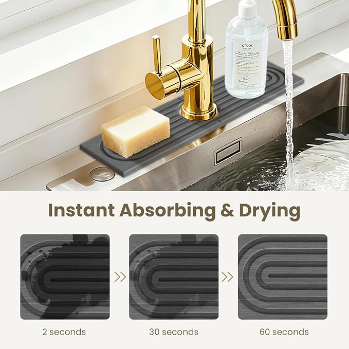 Premium Diatomite Stone Drying Mat - Image 5
