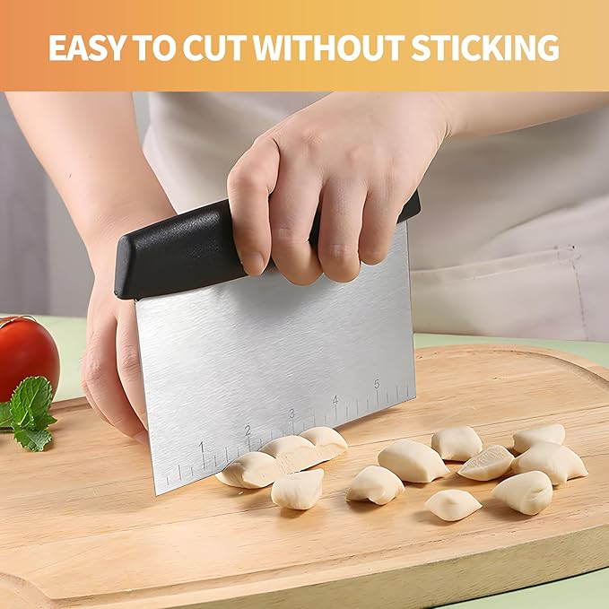 Bench Scraper Cutter, Pastry Scraper - Image 6