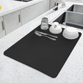 LOPNUR Kitchen Dish Drying Mat, Super Absorbent Dish Drying Pad, Diatomite by LOPNUR