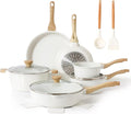 SENSARTE Nonstick Ceramic Cookware Set 16-Piece, Healthy Pots and Pans Set by SENSARTE