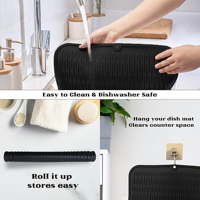ZLR Large Silicone Dish Drying Mat - Image 4