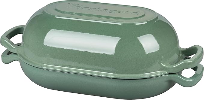VORRINGARD Enameled Cast Iron Sourdough Bread Oven, Dutch Oven, Loaf Cast Iron - Image 7