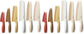 CAROTE Knife Set, 12 Pieces Kitchen Knife Set, 6 Stainless Steel Knives by CAROTE