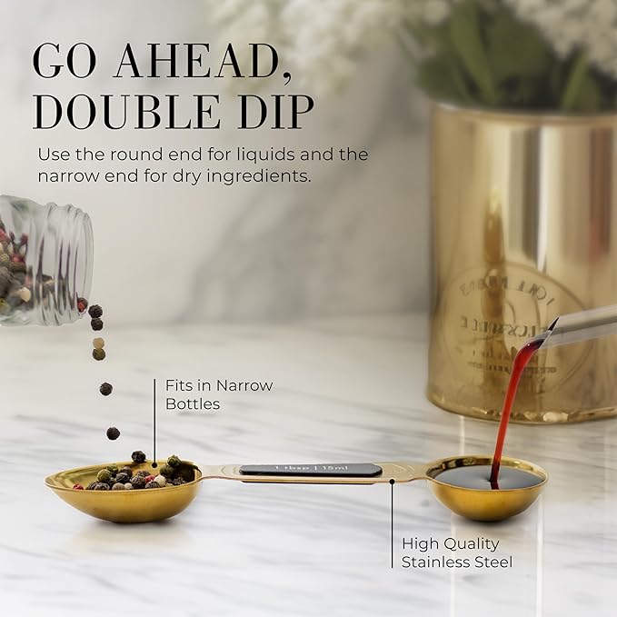 Gold Magnetic Measuring Spoons - Image 5