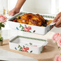 ACMLIFE Ceramic Casserole Dish Set, Ceramic Baking Dish by ACMLIFE