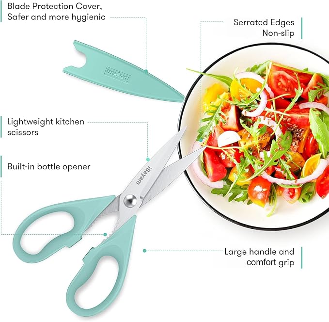 iBayam All Purpose Kitchen Shears Heavy Duty - Image 2