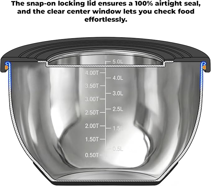 KITEISCAT Stainless Steel Mixing Bowls - Image 5