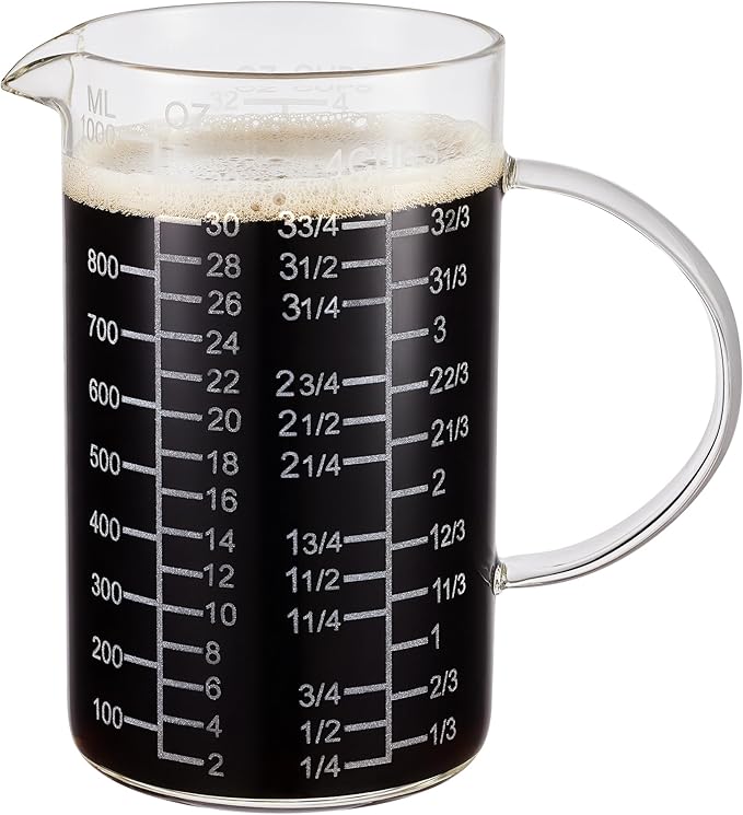 Ackers Mirror Etching Scale Glass Measuring Cup--Made of High Borosilicate - Image 8