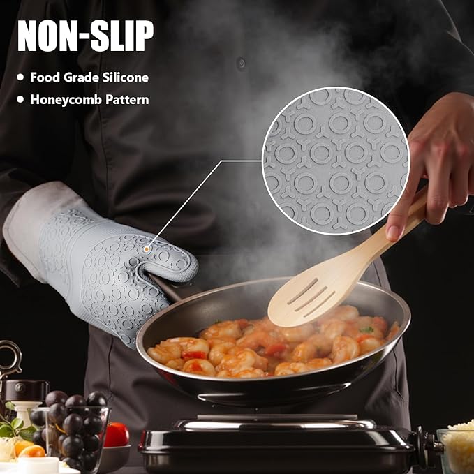 Rorecay 6pcs Oven Mitts and Pot Holders Sets - Image 5