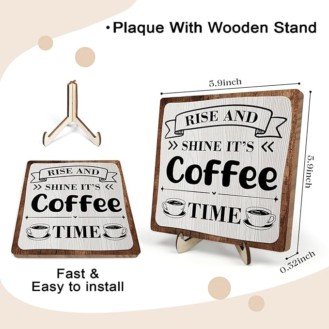Coffee Bar Sign Plaque, Coffee Signs - Image 2