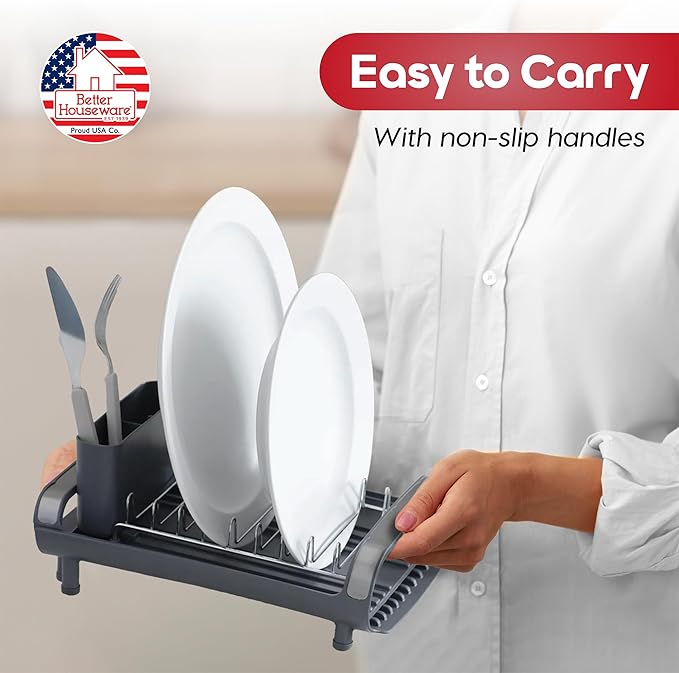 Better Houseware in Sink Dish Drying Rack, Dish Drying Rack in Sink - Image 6