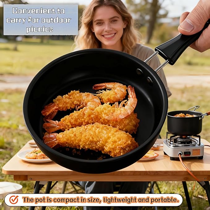 4.7 Inch Mini Frying Pan, Flat Bottom Design - Image 5