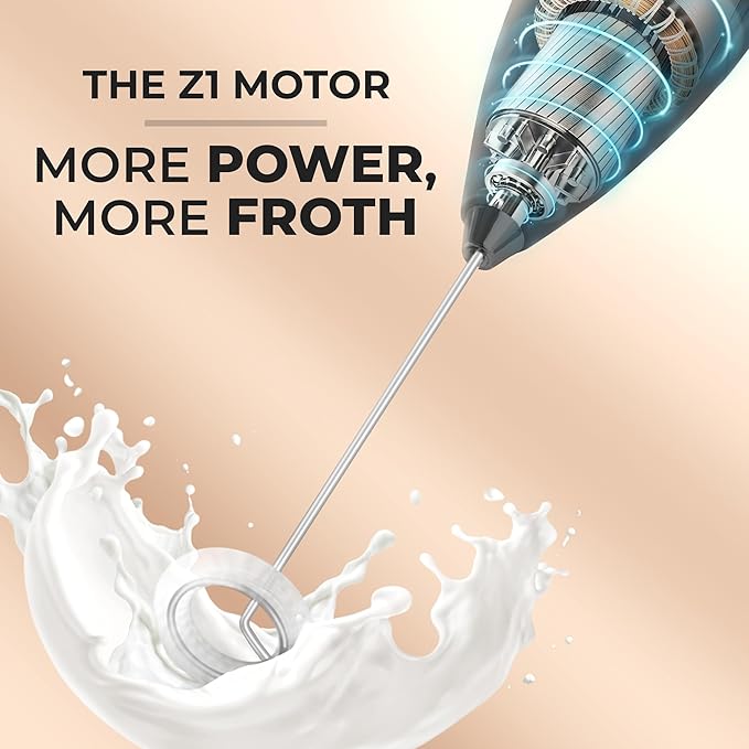 Zulay Kitchen Powerful Milk Frother Wand - Image 3