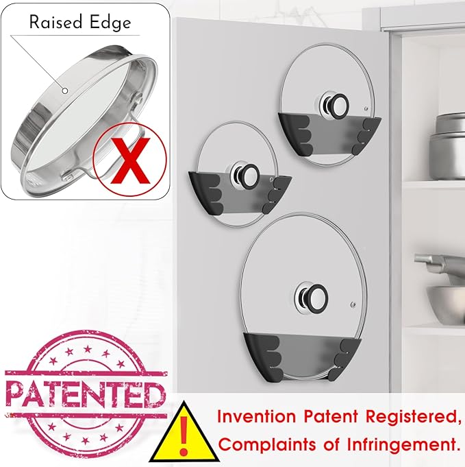 Universal Pot Lid Organizer for Cabinet - Image 4