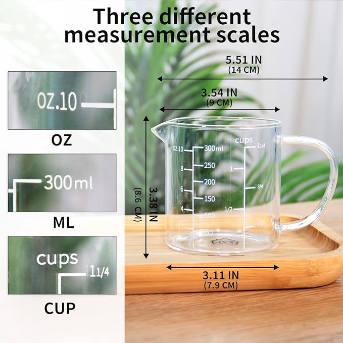 77L Glass Measuring Cup, High Borosilicate Glass Beaker - Image 4