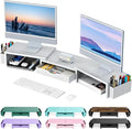 gianotter Dual Monitor Stand Riser, Desk Organizer by gianotter