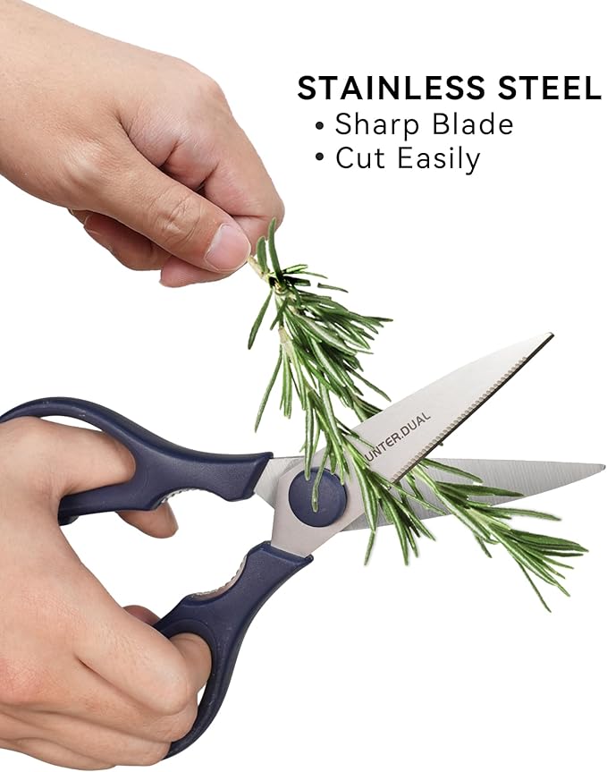 Kitchen Scissors for Food, HUNTER.DUAL Heavy Duty Come Apart Poultry Shears for - Image 2
