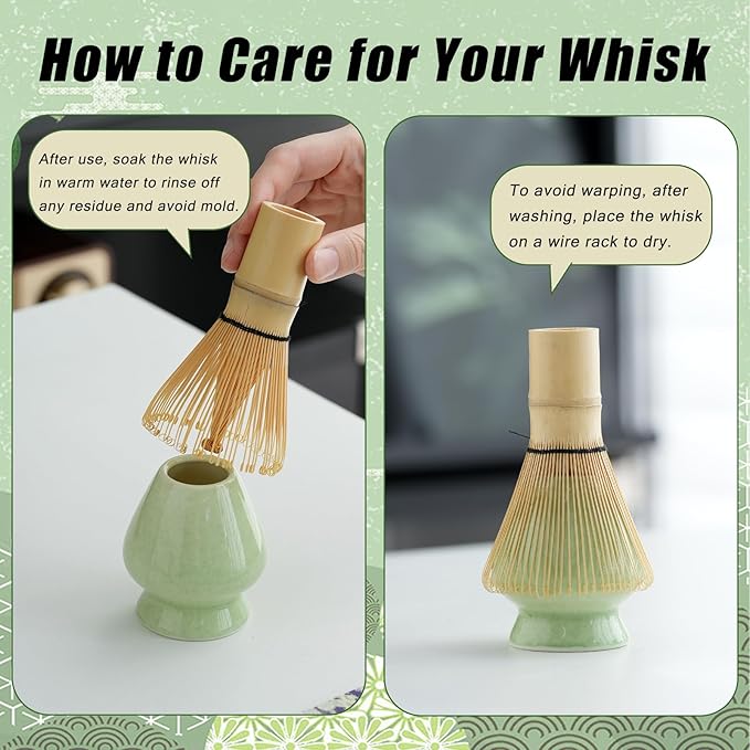 Clay&Fire Matcha Whisk Set, Ceramic Matcha Set, Matcha Bowl - Image 8