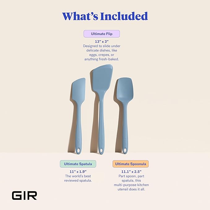 GIR: Get It Right 3-Piece Ultimate Silicone Kitchen Utensils Set - Image 2