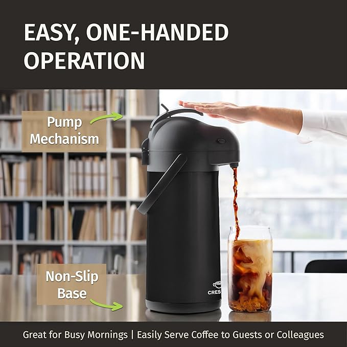 Airpot Coffee Dispenser With Pump, 36 Hours Cold - Image 4