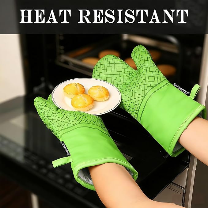 Oven Mitts and Pot Holders Sets 6pcs, Kitchen Oven Glove, High Heat Resistant - Image 4