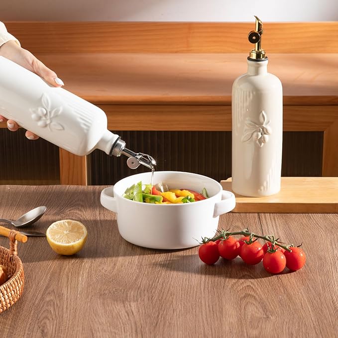 Sweejar Ceramic Olive Oil Dispenser Bottle - Image 5