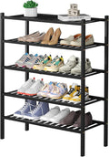 ROMGUAR CRAFT 5 Tier Bamboo Shoe Rack by ROMGUAR+CRAFT